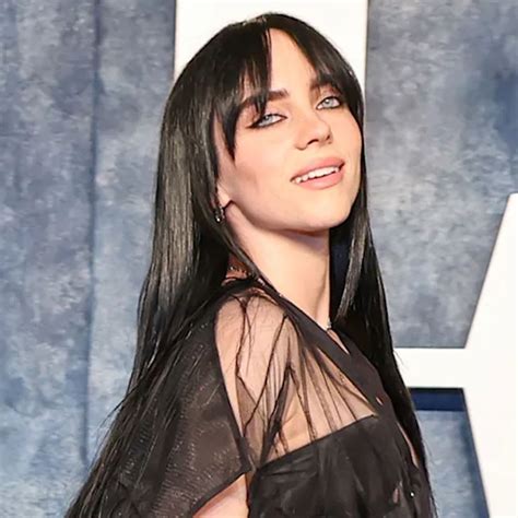 billie eilish cleavage|Billie Eilish Poses in Print String Bikini